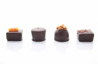 Pure chocolade pralines