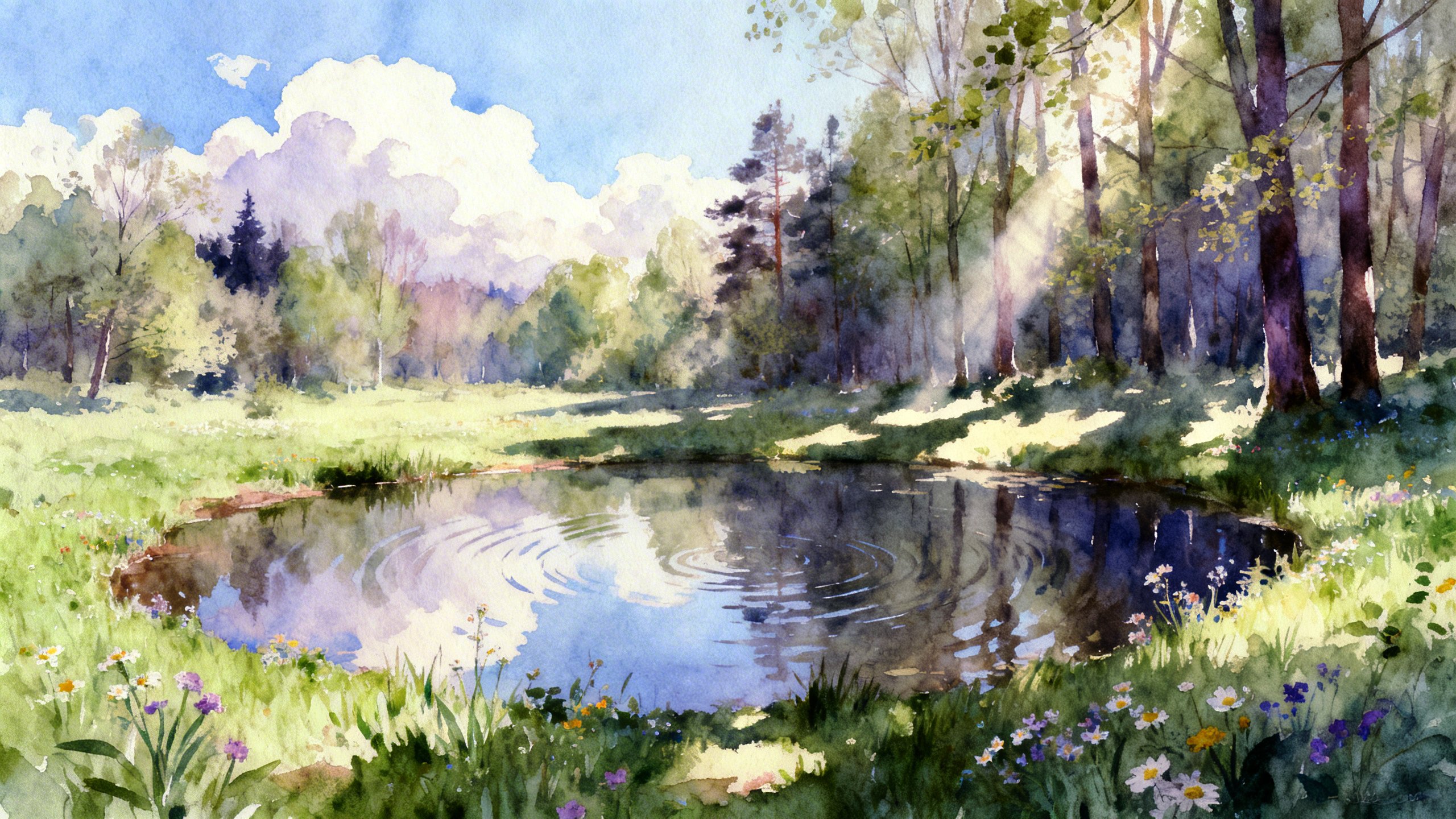 Lentevijver